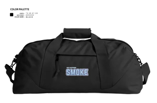 Duffle Bag, South Spartanburg Smoke, Softball, Teamtime, Team time, sublimation, custom sports apparel, team uniforms, spirit wear, spiritwear, sports uniforms, custom shirts, team store, custom team store, fundraiser sports, apparel fundraiser