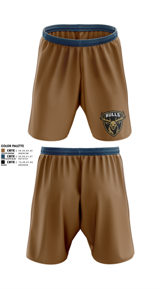 Athletic Shorts With Pockets, BULLS, Ice Hockey, Teamtime, Team time, sublimation, custom sports apparel, team uniforms, spirit wear, spiritwear, sports uniforms, custom shirts, team store, custom team store, fundraiser sports, apparel fundraiser