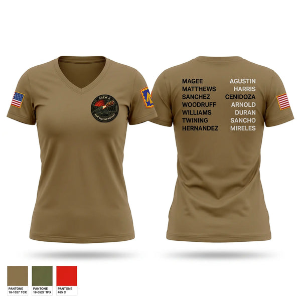 Womens Short Sleeve Vneck Shirt, Meat Seeking Missiles, Army, Teamtime, Team time, sublimation, custom sports apparel, team uniforms, spirit wear, spiritwear, sports uniforms, custom shirts, team store, custom team store, fundraiser sports, apparel fundraiser