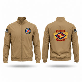 Windbreaker, 142nd field artillery, Army, Teamtime, Team time, sublimation, custom sports apparel, team uniforms, spirit wear, spiritwear, sports uniforms, custom shirts, team store, custom team store, fundraiser sports, apparel fundraiser