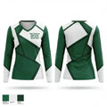 Cass Technical High School Girls Varsity Tennis Team 63156221 Women's Long Sleeve V-neck Shirt - 1