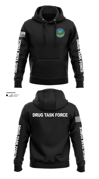 Hoodie, Pine to Prairie Drug Task Force, Police, Teamtime, Team time, sublimation, custom sports apparel, team uniforms, spirit wear, spiritwear, sports uniforms, custom shirts, team store, custom team store, fundraiser sports, apparel fundraiser