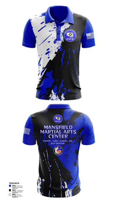 Mansfield Martial Arts Center Short Sleeve Performance Polo - 5