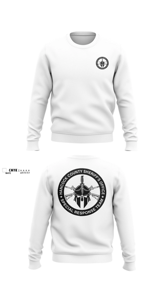 Crew Neck Sweatshirt, Hancock County SRT, Police, Teamtime, Team time, sublimation, custom sports apparel, team uniforms, spirit wear, spiritwear, sports uniforms, custom shirts, team store, custom team store, fundraiser sports, apparel fundraiser