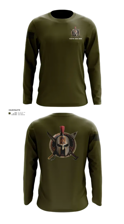 108th Air Defense Artillery Brigade 44392598 Long Sleeve Performance Shirt 42