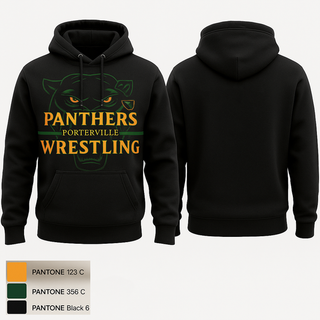 Hoodie, Porterville High School Wrestling, Wrestling, Teamtime, Team time, sublimation, custom sports apparel, team uniforms, spirit wear, spiritwear, sports uniforms, custom shirts, team store, custom team store, fundraiser sports, apparel fundraiser