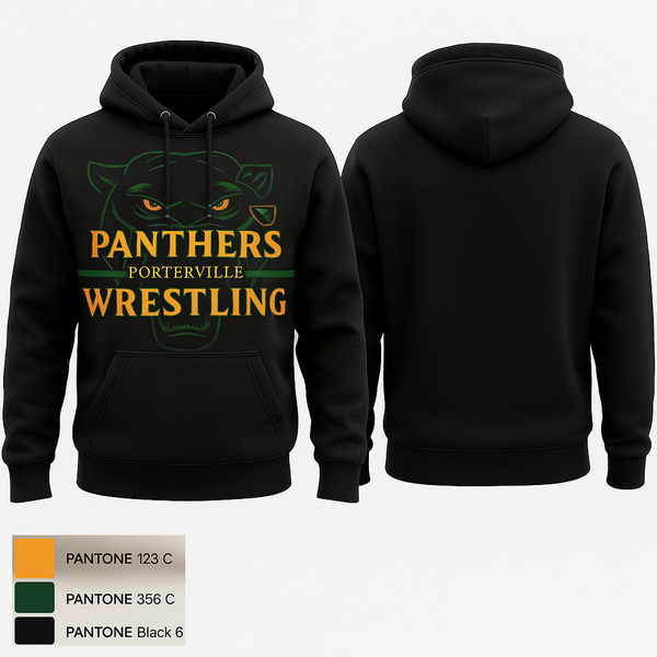 Hoodie, Porterville High School Wrestling, Wrestling, Teamtime, Team time, sublimation, custom sports apparel, team uniforms, spirit wear, spiritwear, sports uniforms, custom shirts, team store, custom team store, fundraiser sports, apparel fundraiser