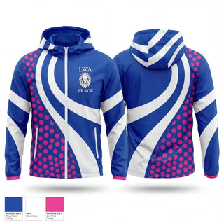 Windbreaker, LWA Track, Track & Field, Teamtime, Team time, sublimation, custom sports apparel, team uniforms, spirit wear, spiritwear, sports uniforms, custom shirts, team store, custom team store, fundraiser sports, apparel fundraiser