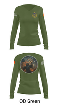 HHB, 31st ADA BDE 93964777 Women's Long Sleeve V-neck Shirt - 57