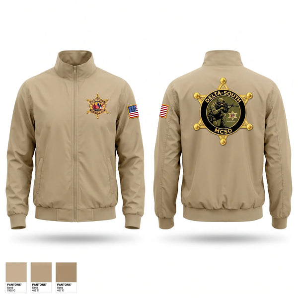 Windbreaker, Mobile County Delta South, Police, Teamtime, Team time, sublimation, custom sports apparel, team uniforms, spirit wear, spiritwear, sports uniforms, custom shirts, team store, custom team store, fundraiser sports, apparel fundraiser