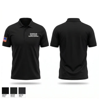 Short Sleeve Performance Polo, Personnel and Organizational Readiness Battalion, National Guard, Teamtime, Team time, sublimation, custom sports apparel, team uniforms, spirit wear, spiritwear, sports uniforms, custom shirts, team store, custom team store, fundraiser sports, apparel fundraiser