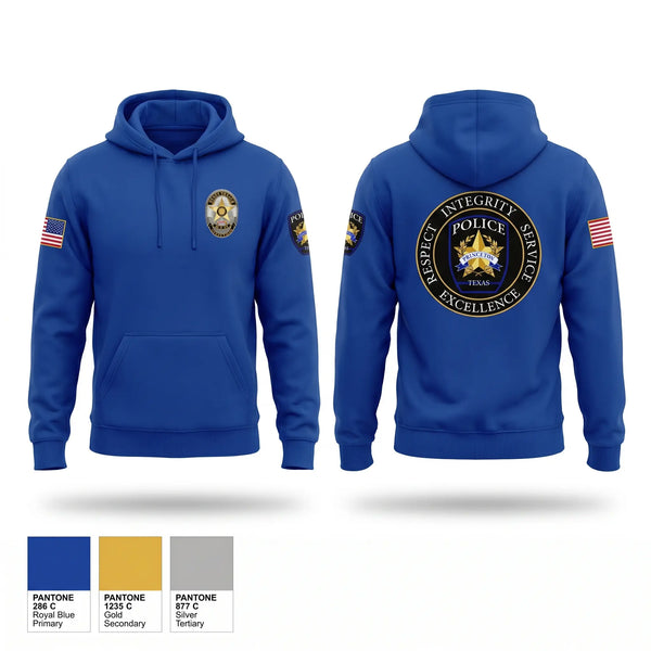 Hoodie, Princeton Police Department, Police, Teamtime, Team time, sublimation, custom sports apparel, team uniforms, spirit wear, spiritwear, sports uniforms, custom shirts, team store, custom team store, fundraiser sports, apparel fundraiser