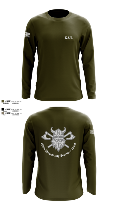 148th E.S.T. 42983044 Long Sleeve Performance Shirt 2