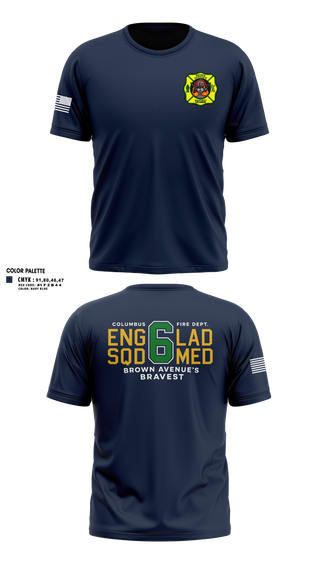 Old School Cotton Feel Shirt, Station 6, Fire Department, Teamtime, Team time, sublimation, custom sports apparel, team uniforms, spirit wear, spiritwear, sports uniforms, custom shirts, team store, custom team store, fundraiser sports, apparel fundraiser