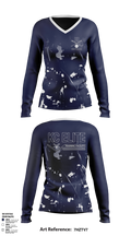 KC Elite 82494190 Women's Long Sleeve V-neck Shirt - 1