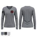 Birmingham Ridge Fire Department Women's Long Sleeve V-neck Shirt - 1