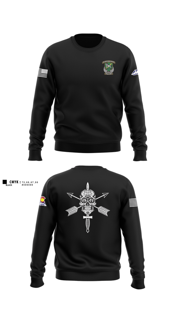 Crew Neck Sweatshirt, 82nd CRD, Army, Teamtime, Team time, sublimation, custom sports apparel, team uniforms, spirit wear, spiritwear, sports uniforms, custom shirts, team store, custom team store, fundraiser sports, apparel fundraiser