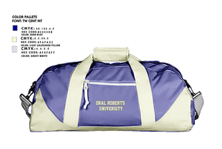 Duffle Bag, Oral Roberts University, , Teamtime, Team time, sublimation, custom sports apparel, team uniforms, spirit wear, spiritwear, sports uniforms, custom shirts, team store, custom team store, fundraiser sports, apparel fundraiser