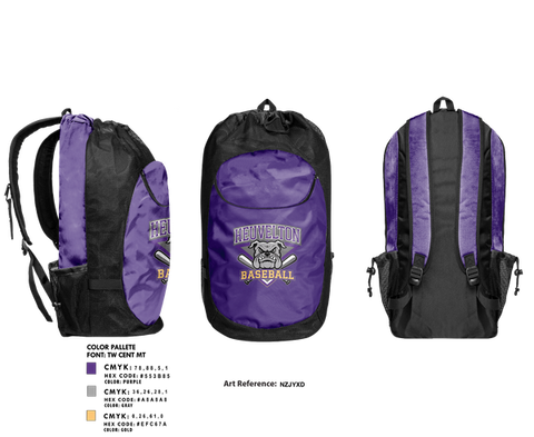 Gear Bag, Heuvelton Baseball, Baseball, Teamtime, Team time, sublimation, custom sports apparel, team uniforms, spirit wear, spiritwear, sports uniforms, custom shirts, team store, custom team store, fundraiser sports, apparel fundraiser