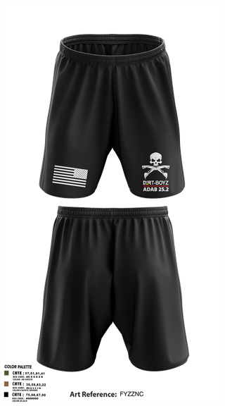 Athletic Shorts With Pockets, DirtBoyz, Air Force, Teamtime, Team time, sublimation, custom sports apparel, team uniforms, spirit wear, spiritwear, sports uniforms, custom shirts, team store, custom team store, fundraiser sports, apparel fundraiser