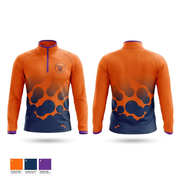 Quarter Zip Jacket, Rockdale Strikers, Men's Soccer, Teamtime, Team time, sublimation, custom sports apparel, team uniforms, spirit wear, spiritwear, sports uniforms, custom shirts, team store, custom team store, fundraiser sports, apparel fundraiser
