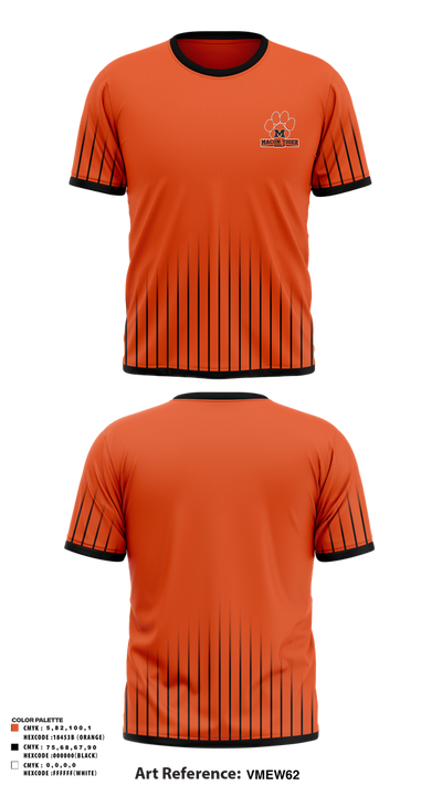 Macon Tiger Golf 16670206 Old School Cotton Feel Shirt - 1