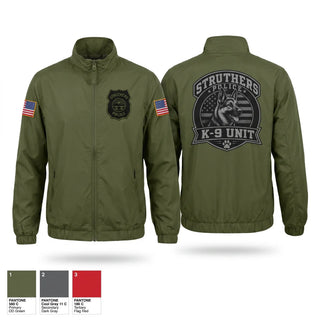 Windbreaker, STRUTHERS POLICE K9 UNIT, Police, Teamtime, Team time, sublimation, custom sports apparel, team uniforms, spirit wear, spiritwear, sports uniforms, custom shirts, team store, custom team store, fundraiser sports, apparel fundraiser