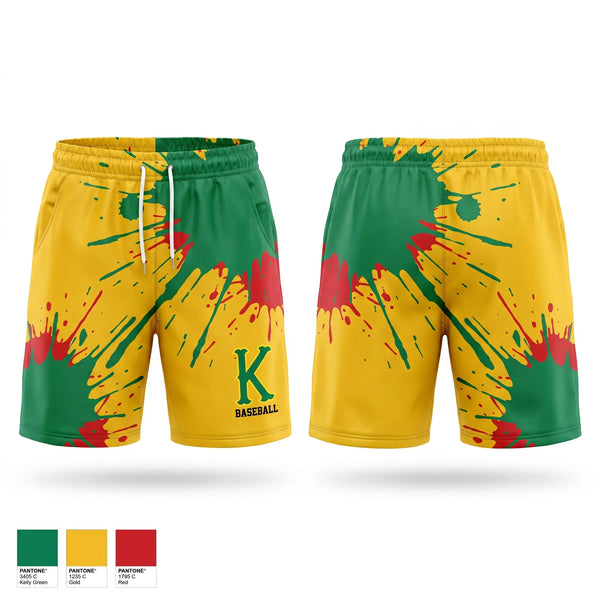 Athletic Shorts With Pockets, Kennedy High School, Baseball, Teamtime, Team time, sublimation, custom sports apparel, team uniforms, spirit wear, spiritwear, sports uniforms, custom shirts, team store, custom team store, fundraiser sports, apparel fundraiser