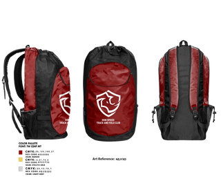 Gear Bag, Iron Spikes Track and Field Club, Track & Field, Teamtime, Team time, sublimation, custom sports apparel, team uniforms, spirit wear, spiritwear, sports uniforms, custom shirts, team store, custom team store, fundraiser sports, apparel fundraiser