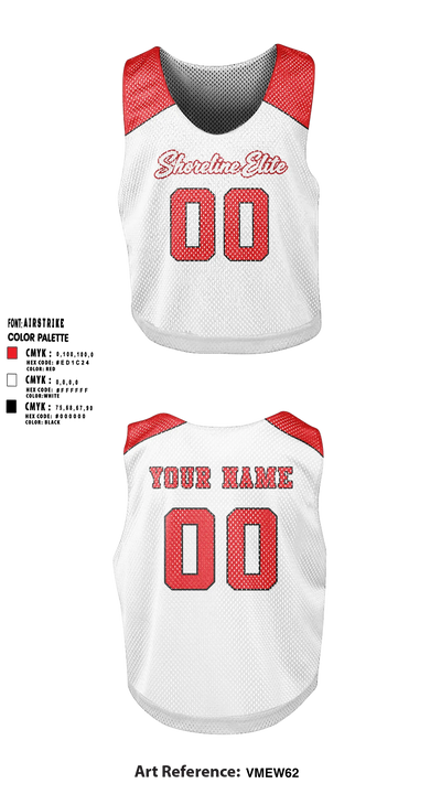 Shoreline Elite Mens Lacrosse Pinnie - 6