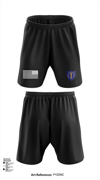 Athletic Shorts With Pockets, 54th Troop Command, , Teamtime, Team time, sublimation, custom sports apparel, team uniforms, spirit wear, spiritwear, sports uniforms, custom shirts, team store, custom team store, fundraiser sports, apparel fundraiser