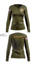 Eddy County Sheriff's Office Women's Long Sleeve V-neck Shirt - 21