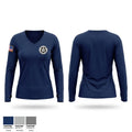 United States Marshals Posse 12478070 Women's Long Sleeve V-neck Shirt - 1