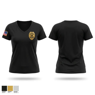 Womens Short Sleeve Vneck Shirt, Police, Police, Teamtime, Team time, sublimation, custom sports apparel, team uniforms, spirit wear, spiritwear, sports uniforms, custom shirts, team store, custom team store, fundraiser sports, apparel fundraiser