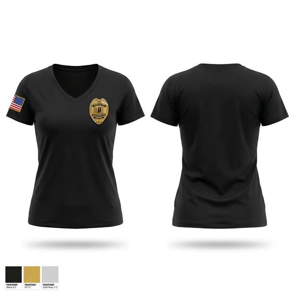 Womens Short Sleeve Vneck Shirt, Police, Police, Teamtime, Team time, sublimation, custom sports apparel, team uniforms, spirit wear, spiritwear, sports uniforms, custom shirts, team store, custom team store, fundraiser sports, apparel fundraiser