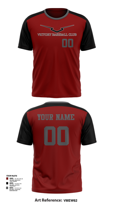 Victory Baseball 47093427 Short Sleeve Performance Shirt - 5