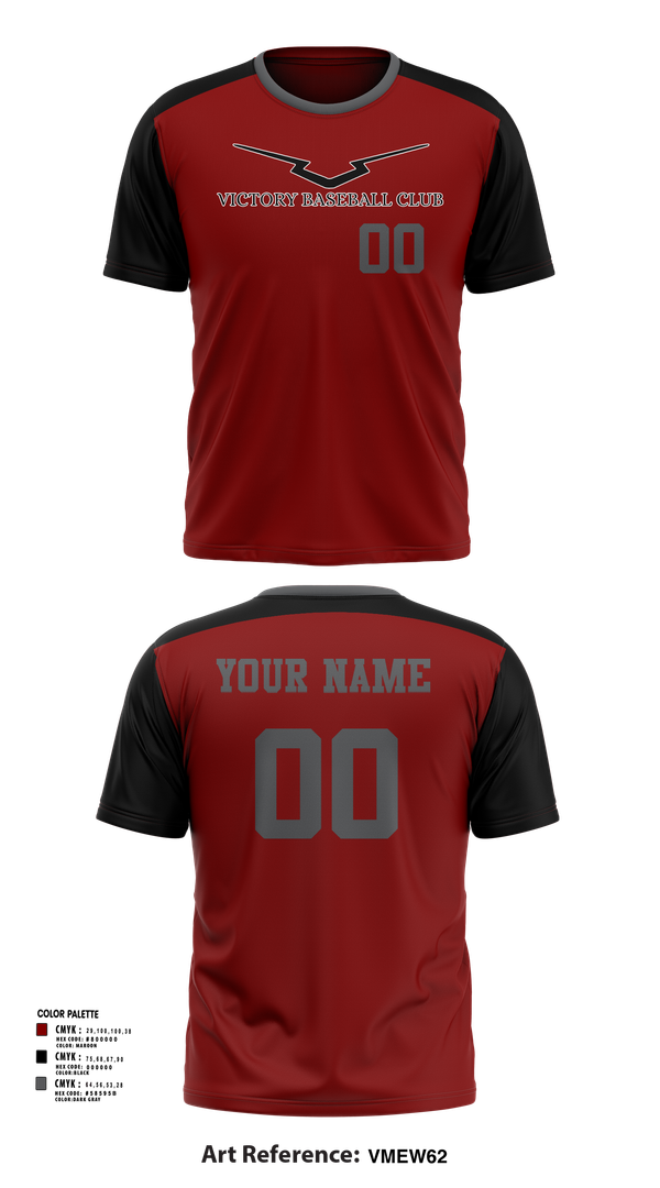 Short Sleeve Performance Shirt, Victory Baseball, Baseball, Teamtime, Team time, sublimation, custom sports apparel, team uniforms, spirit wear, spiritwear, sports uniforms, custom shirts, team store, custom team store, fundraiser sports, apparel fundraiser
