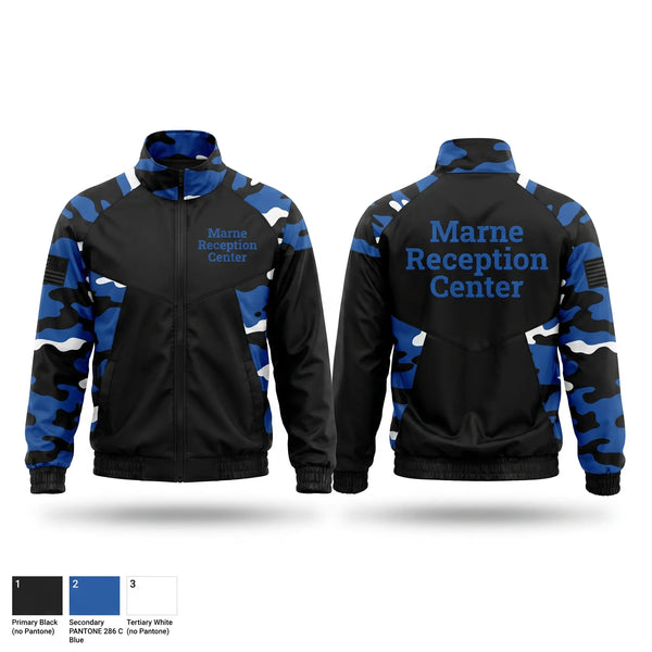 Windbreaker, Marne Reception Center, Army, Teamtime, Team time, sublimation, custom sports apparel, team uniforms, spirit wear, spiritwear, sports uniforms, custom shirts, team store, custom team store, fundraiser sports, apparel fundraiser
