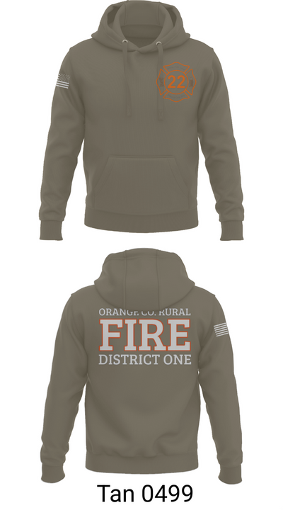 Orange County Rural District 1 Fire Department 66539276 Hoodie - 78