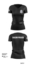 Salem Police 61211426 Women's Short Sleeve V-neck Shirt - 17