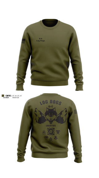 Crew Neck Sweatshirt, G-4, Army, Teamtime, Team time, sublimation, custom sports apparel, team uniforms, spirit wear, spiritwear, sports uniforms, custom shirts, team store, custom team store, fundraiser sports, apparel fundraiser