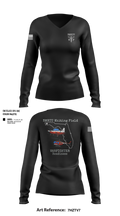 NMRTU Whiting Field 31708583 Women's Long Sleeve V-neck Shirt - 100