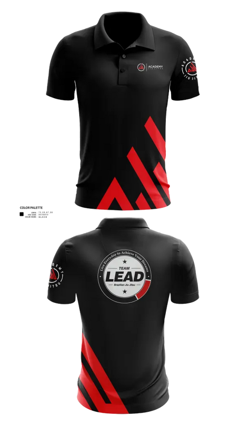 Short Sleeve Performance Polo, Academy Jiu Jitsu, , Teamtime, Team time, sublimation, custom sports apparel, team uniforms, spirit wear, spiritwear, sports uniforms, custom shirts, team store, custom team store, fundraiser sports, apparel fundraiser