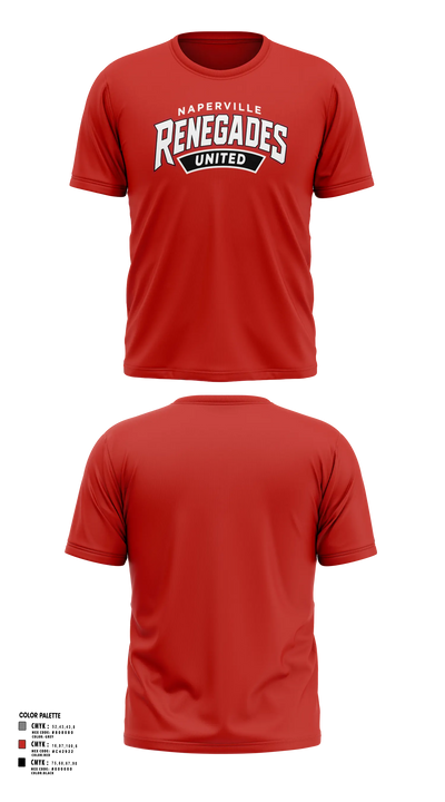 Naperville Renegades Short Sleeve Performance Shirt - 10