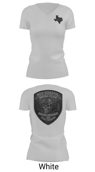 Womens Short Sleeve Vneck Shirt, RGV COASTAL BRUSH TEAM, Police, Teamtime, Team time, sublimation, custom sports apparel, team uniforms, spirit wear, spiritwear, sports uniforms, custom shirts, team store, custom team store, fundraiser sports, apparel fundraiser