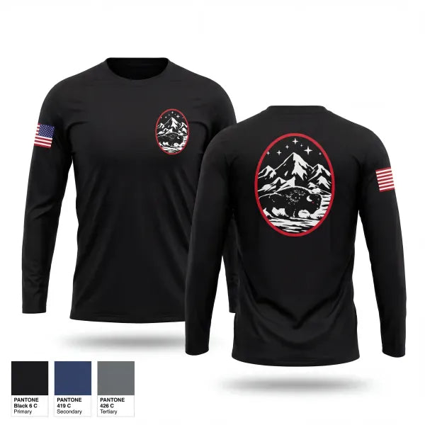 Long Sleeve Performance Shirt, Mission Operations Center, Space Force, Teamtime, Team time, sublimation, custom sports apparel, team uniforms, spirit wear, spiritwear, sports uniforms, custom shirts, team store, custom team store, fundraiser sports, apparel fundraiser
