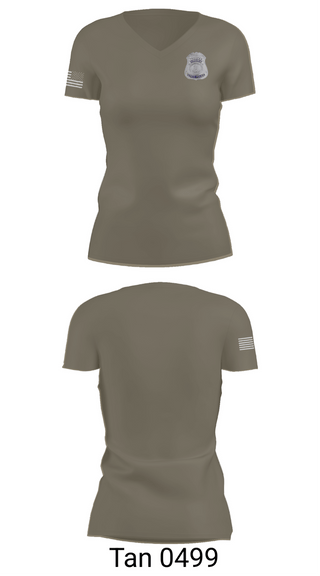 Womens Short Sleeve Vneck Shirt, Virginia State Police, Police, Teamtime, Team time, sublimation, custom sports apparel, team uniforms, spirit wear, spiritwear, sports uniforms, custom shirts, team store, custom team store, fundraiser sports, apparel fundraiser