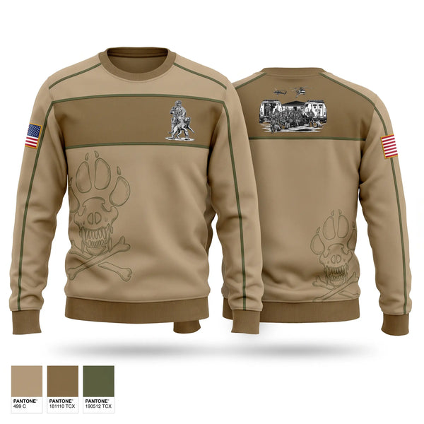 Crew Neck Sweatshirt, 39 SFS K9, Air Force, Teamtime, Team time, sublimation, custom sports apparel, team uniforms, spirit wear, spiritwear, sports uniforms, custom shirts, team store, custom team store, fundraiser sports, apparel fundraiser