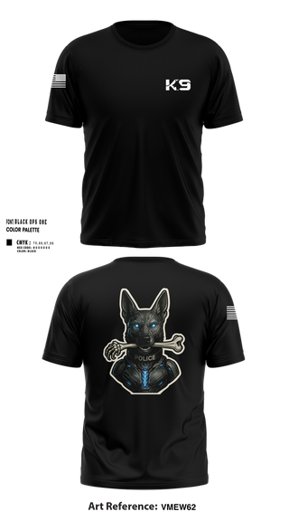 Short Sleeve Performance Shirt, Willoughby K9, Police, Teamtime, Team time, sublimation, custom sports apparel, team uniforms, spirit wear, spiritwear, sports uniforms, custom shirts, team store, custom team store, fundraiser sports, apparel fundraiser