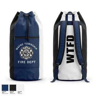 Gear Bag, Wayne Twp / Grass Creek Fire Dept, Fire Department, Teamtime, Team time, sublimation, custom sports apparel, team uniforms, spirit wear, spiritwear, sports uniforms, custom shirts, team store, custom team store, fundraiser sports, apparel fundraiser